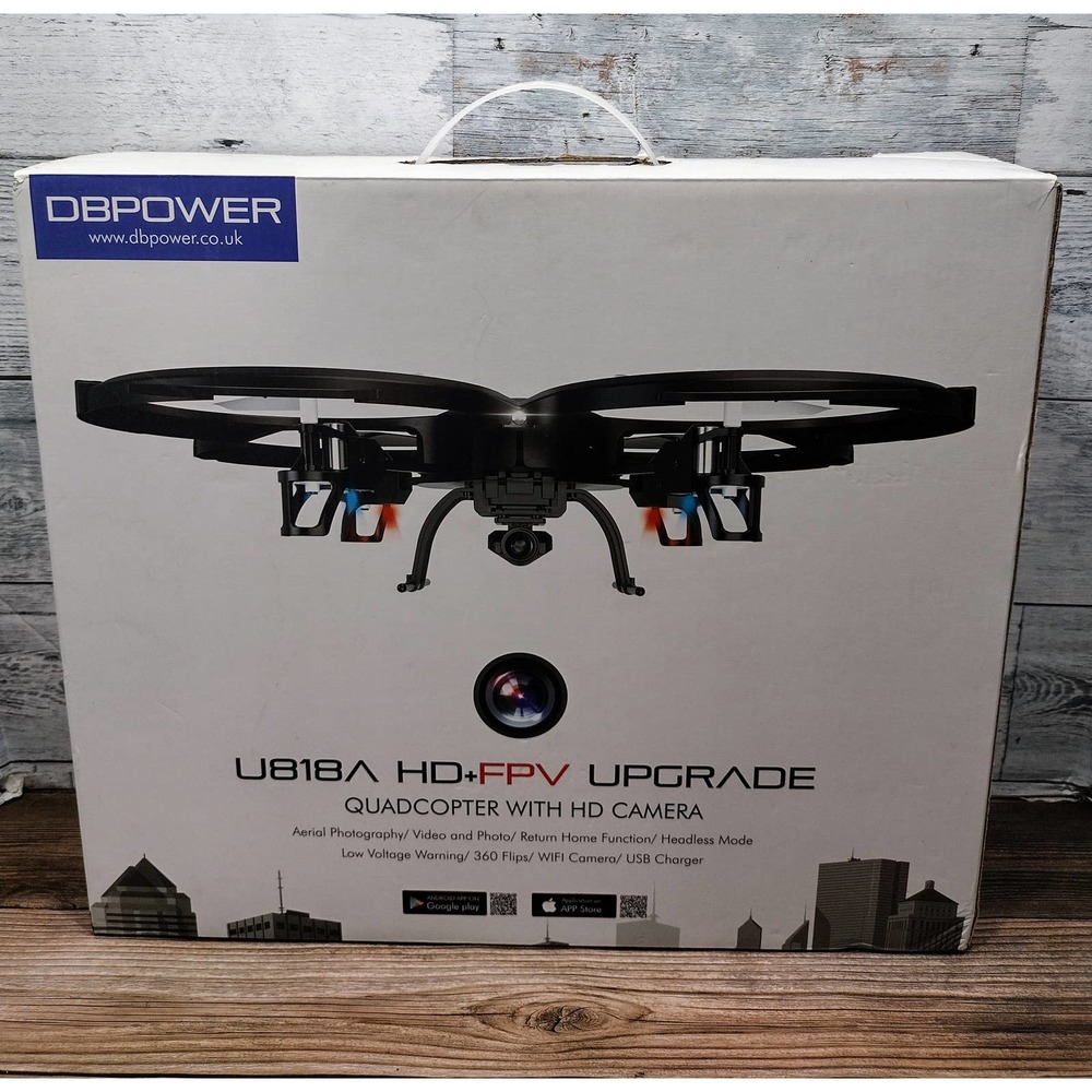 DBPOWER U818A HD Camera FPV Upgrade Quadcopter Drone! Good Condition!